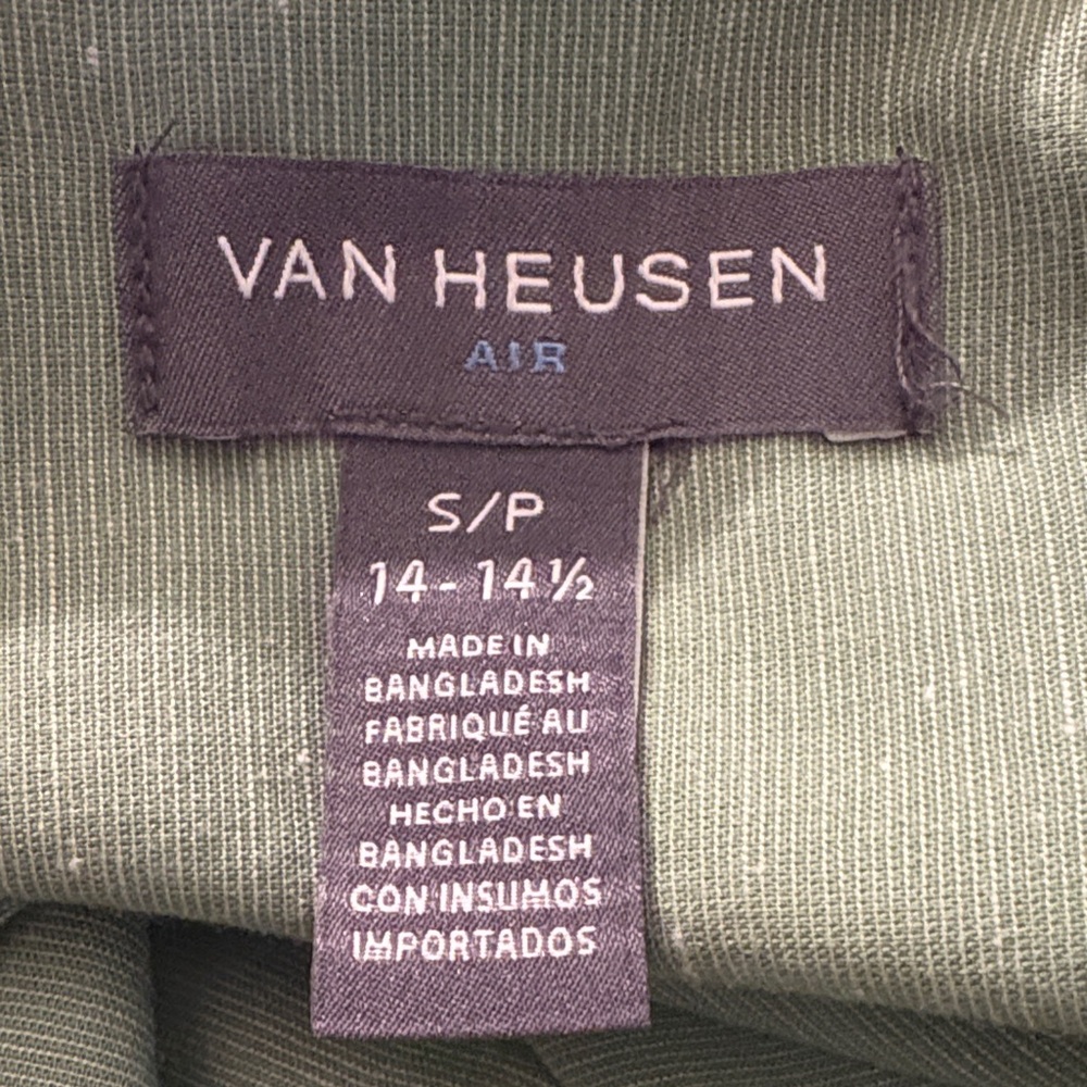 Van Heusen Air Sage Green Shirt